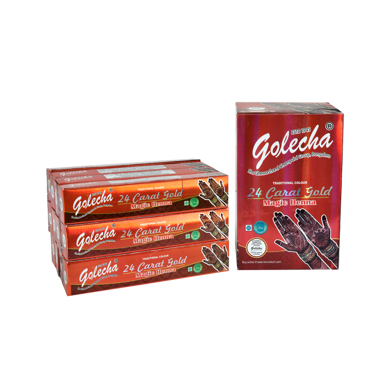 GOLECHA 24 CARAT RED HENNA TUBE