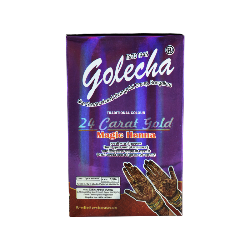 GOLECHA 24 CARAT PURPLE HENNA TUBE