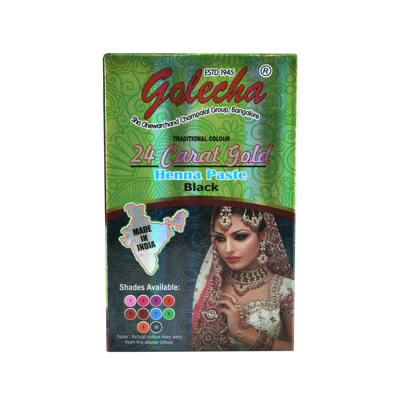 GOLECHA 24 CARAT BLACK HENNA TUBE