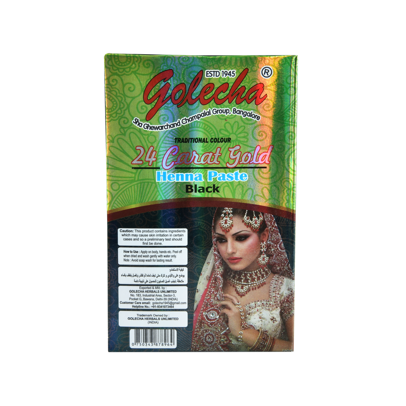 GOLECHA 24 CARAT BLACK HENNA TUBE