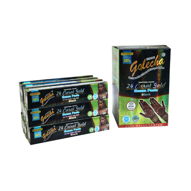 GOLECHA 24 CARAT BLACK HENNA TUBE