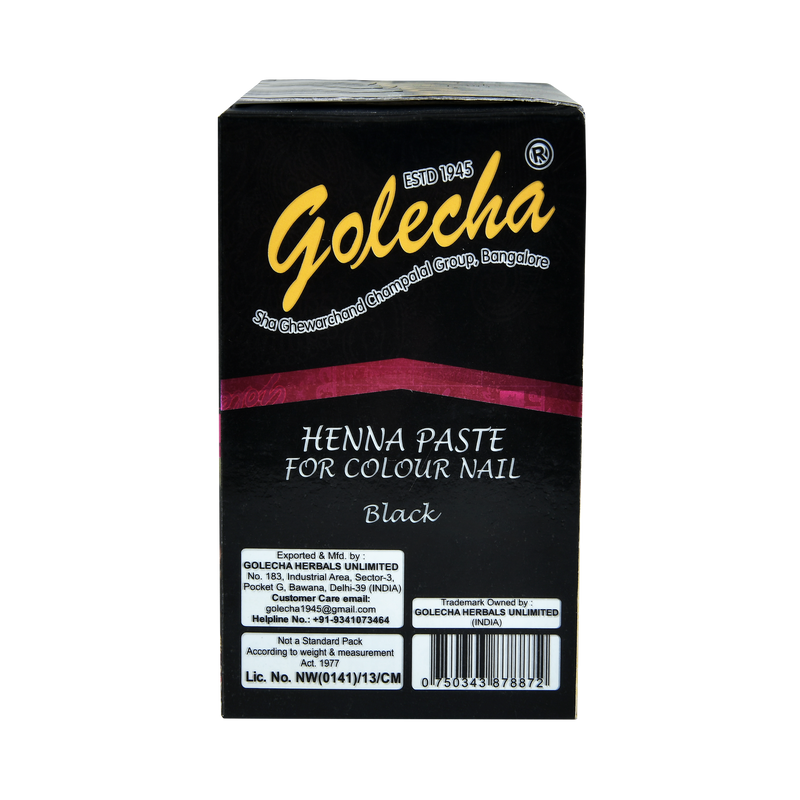 GOLECHA NAIL BLACK HENNA TUBE