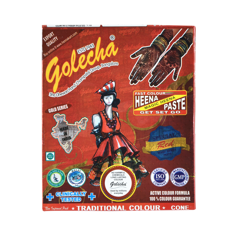 Henna Dip for Fingers - Red