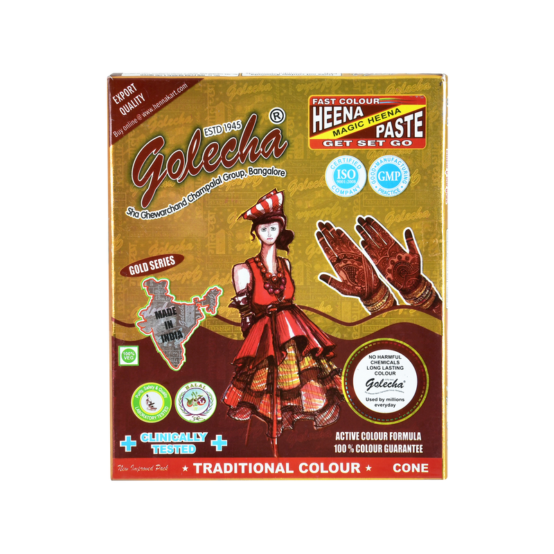 GOLECHA MAROON HENNA CONE