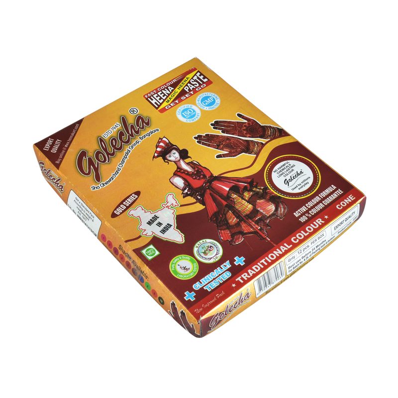 GOLECHA MAROON HENNA CONE