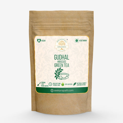 Seekanapalli Organics Gudhal Hibiscus Green Tea 100 gram