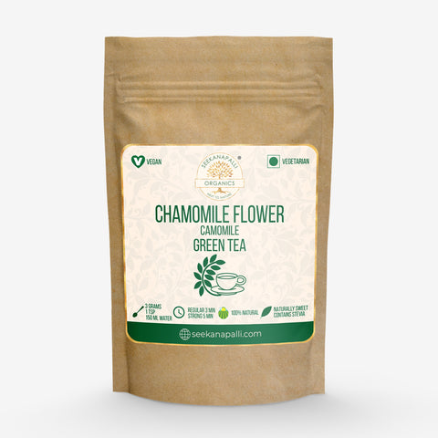 Seekanapalli Organics Dried Chamomile [Kamilla] Flower Green Tea (500 gram)