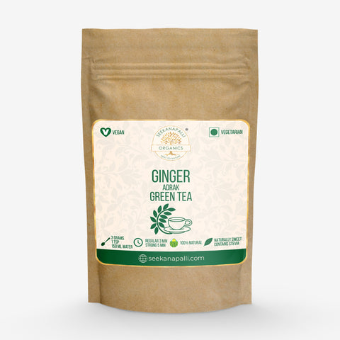 Seekanapalli Organics Ginger Adrak Green Tea (1000 gram)