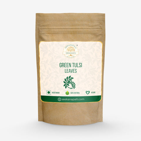 Seekanapalli Organics Dried Tulsi Holy Basil Leaves 500 gram
