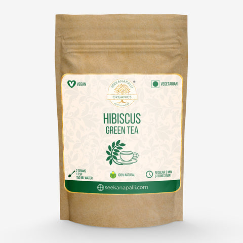 Seekanapalli Organics Hibiscus Gudhal Flower Green Tea 100 gram