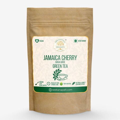 Seekanapalli Organics Jamaica Cherry Gasa Gase Green Tea 200 gram