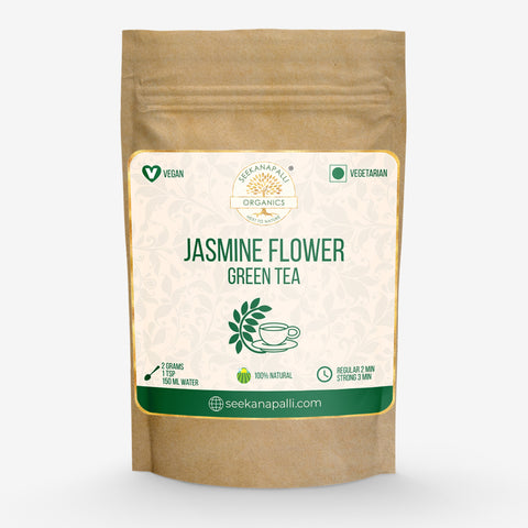 Seekanapalli Organics Jasmine Yasmine Flower Green Tea 100 gram