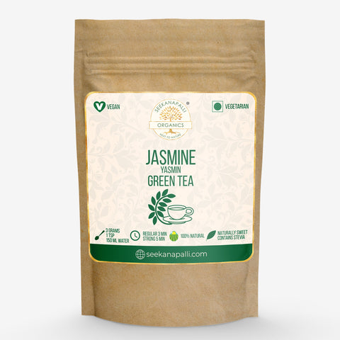 Seekanapalli Organics Jasmine Yasmin Green Tea 250 gram