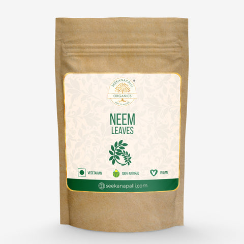 Seekanapalli Organic Neem Leaves  Unflavoured Herbal Tea Pouch 250 gram