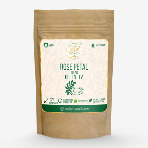 Seekanapalli Organics Rose Petals Gulab Green Tea 1000 gram