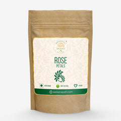 Seekanapalli Rose Petals Sun Dried - Herbal Tea - Rose Tea - For Beautiful Hair & Skin  Rose Herbal Tea Pouch 500 gram