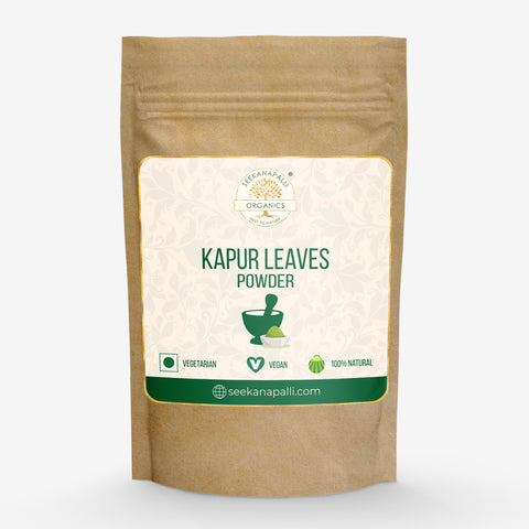 Seekanapalli Organics Camphor Kapur Leaves Powder 500 gram
